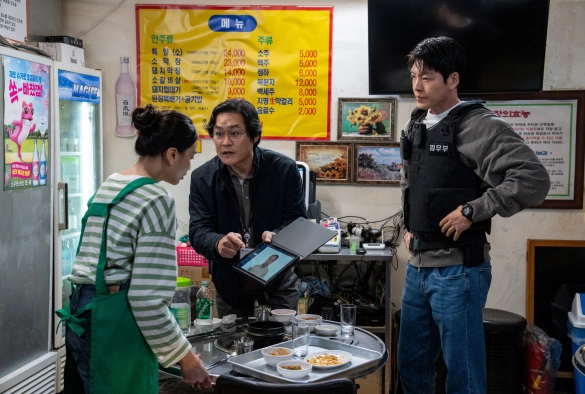 Кадр из дорамы Офицер с чёрным поясом