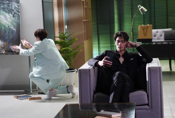 Кадр из дорамы Плохой парень, мой босс