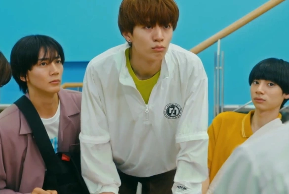 Кадр из дорамы Любовь витает в воздухе (японская версия)