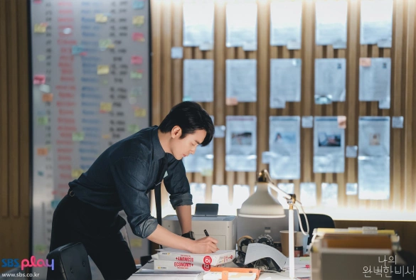 Кадр из дорамы Мой идеальный секретарь