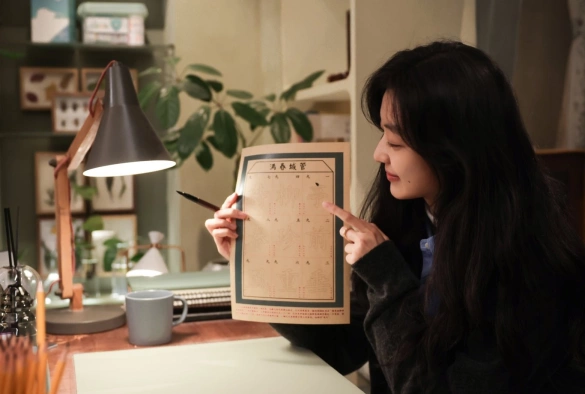 Кадр из дорамы Зимняя песнь о любви