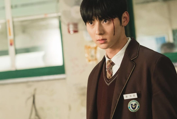 Кадр из дорамы Учебная группа