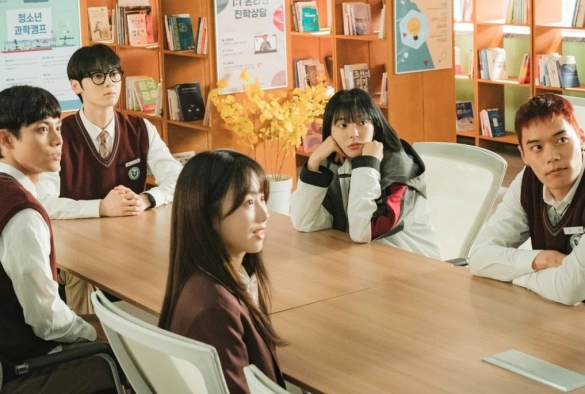 Кадр из дорамы Учебная группа