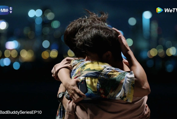 Кадр из дорамы Заклятые друзья