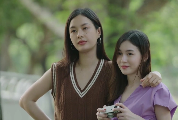 Кадр из дорамы Заклятые друзья