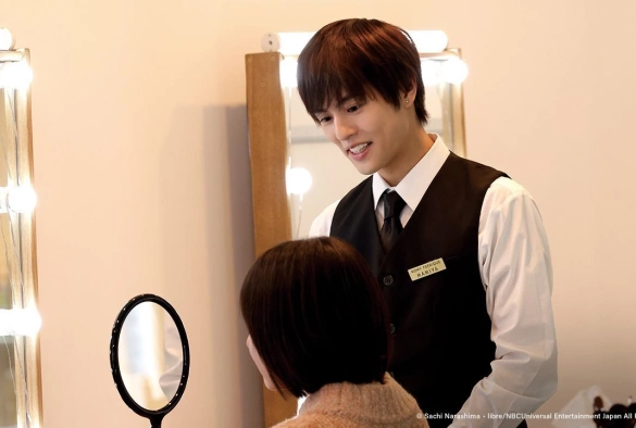 Кадр из дорамы Любовные игры в косметическом салоне