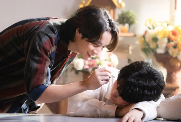 Кадр из дорамы Я видел тебя во сне