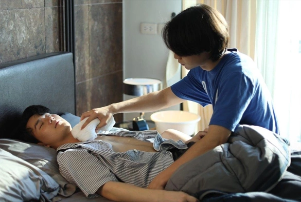 Кадр из дорамы Я видел тебя во сне