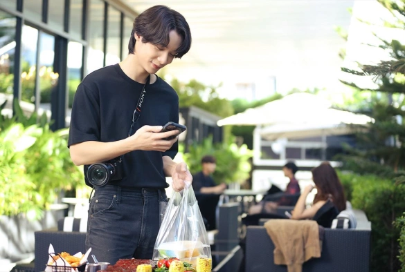 Кадр из дорамы Я видел тебя во сне