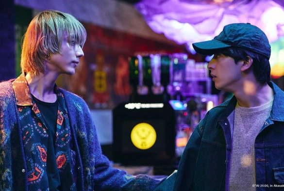 Кадр из дорамы В 25:00 в Акасаке