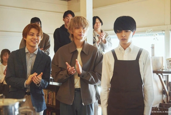 Кадр из дорамы В 25:00 в Акасаке