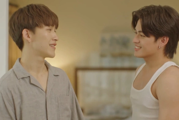 Кадр из дорамы Глубокая синяя ночь