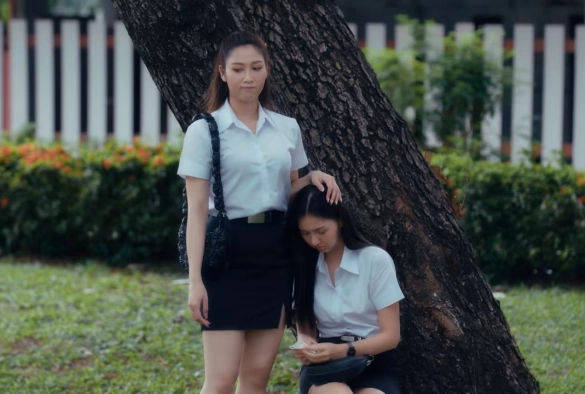 Кадр из дорамы Тайная любовь