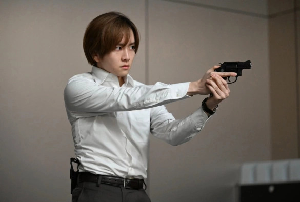 Кадр из дорамы Совершенно секретно