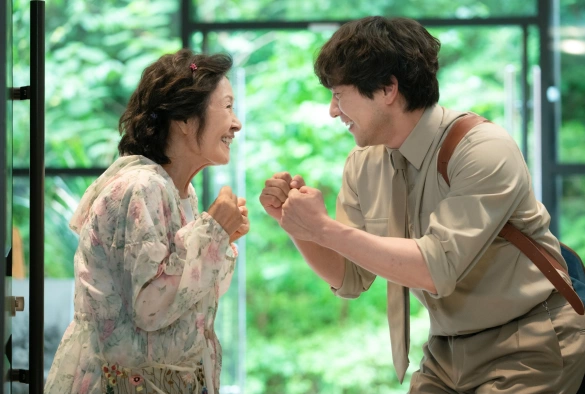 Кадр из дорамы Прекраснее, чем небеса