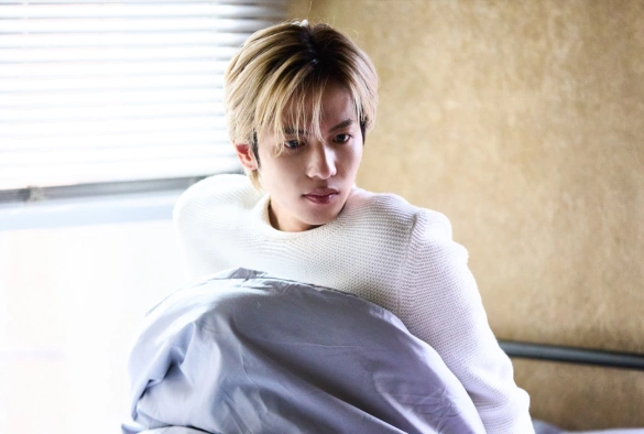 Кадр из дорамы Любовь слепа