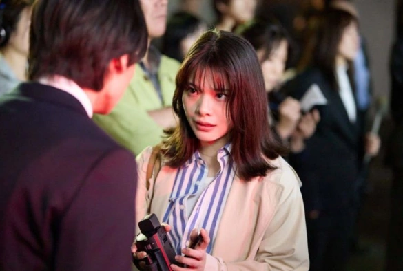 Кадр из дорамы Любовь слепа