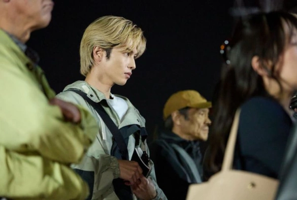 Кадр из дорамы Любовь слепа