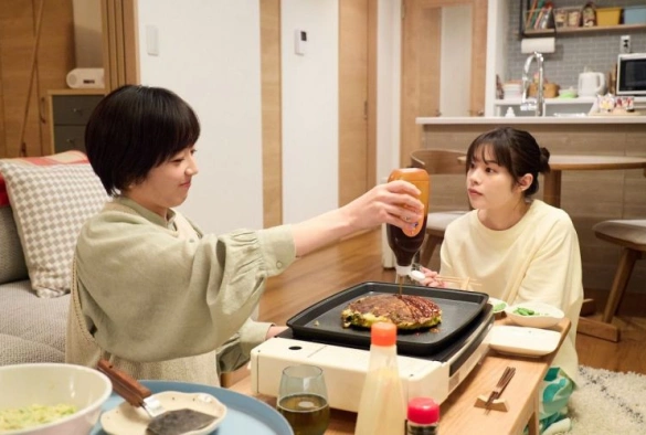 Кадр из дорамы Любовь слепа