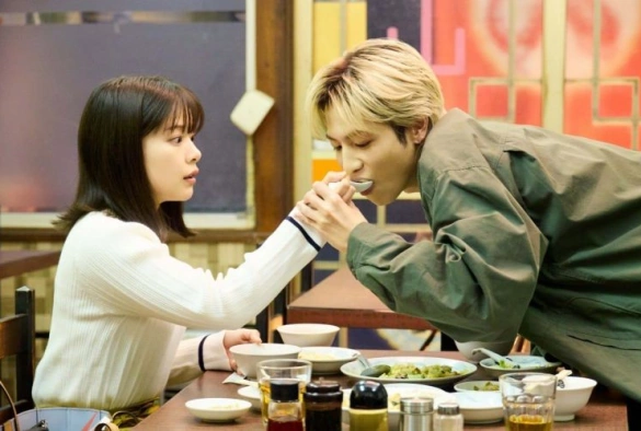 Кадр из дорамы Любовь слепа