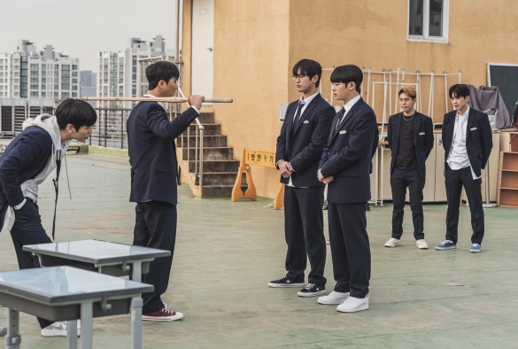 Кадр из дорамы Первый: Герои старшей школы