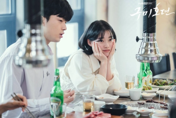 Кадр из дорамы Сказание о Кумихо