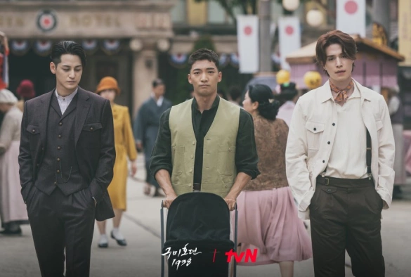 Кадр из дорамы Сказание о Кумихо