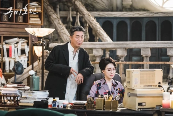 Кадр из дорамы Сказание о Кумихо