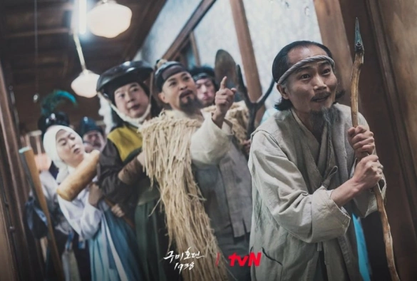 Кадр из дорамы Сказание о Кумихо