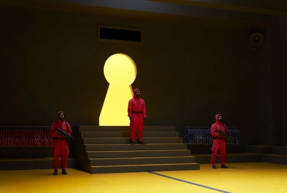 Кадр из дорамы Игра в кальмара