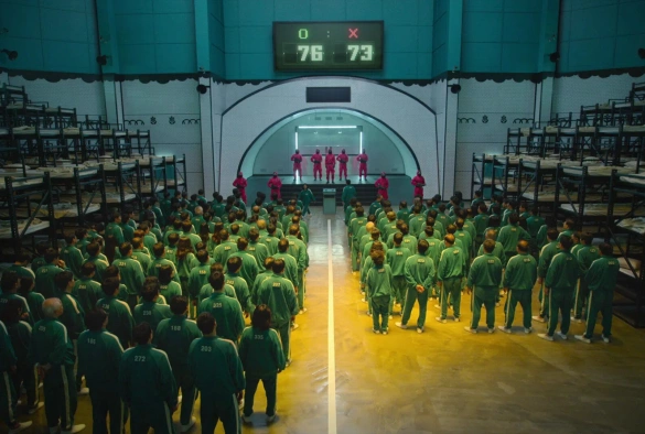 Кадр из дорамы Игра в кальмара