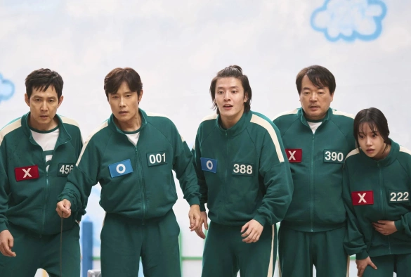 Кадр из дорамы Игра в кальмара