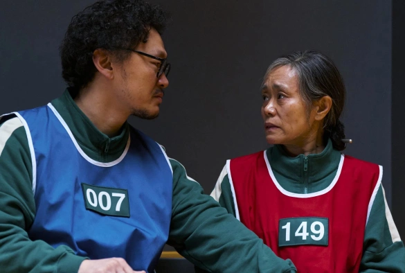 Кадр из дорамы Игра в кальмара