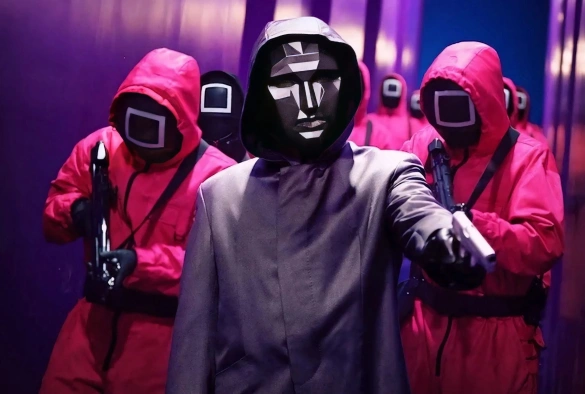 Кадр из дорамы Игра в кальмара