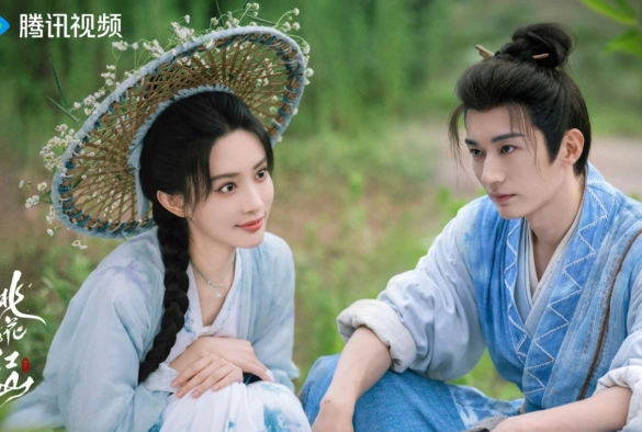 Кадр из дорамы Цветы персика, покорившие мир