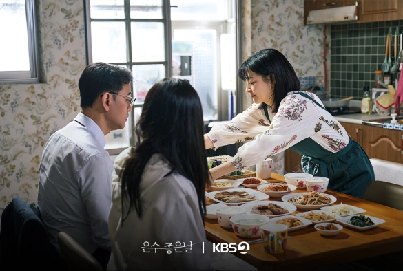 Кадр из дорамы Удачный день Ын Су