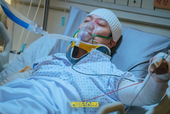 Кадр из дорамы Аферисты по-корейски