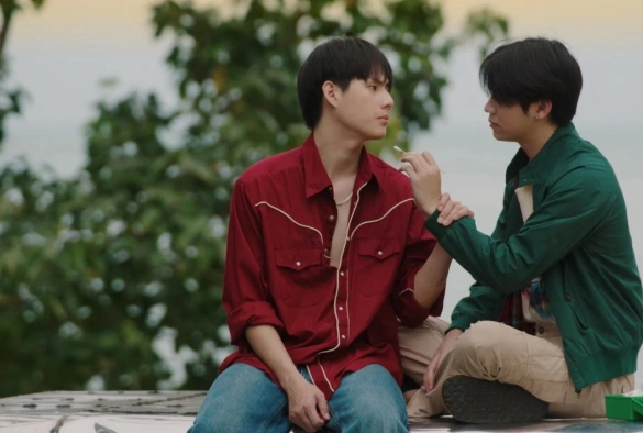 Кадр из дорамы Тем летом