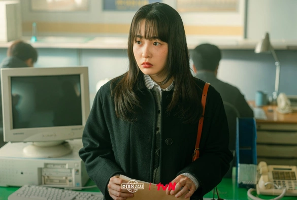 Кадр из дорамы Босс компании «Тайфун»