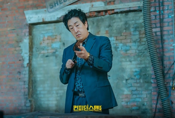 Кадр из дорамы Аферисты по-корейски