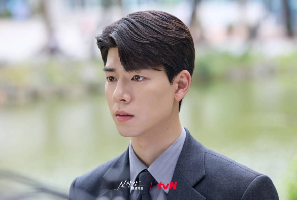 Кадр из дорамы Новый президентский проект