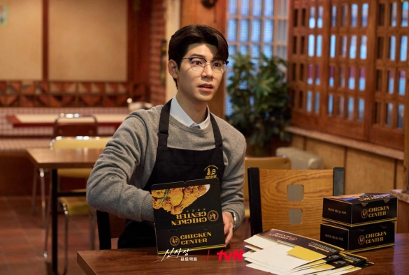 Кадр из дорамы Новый президентский проект