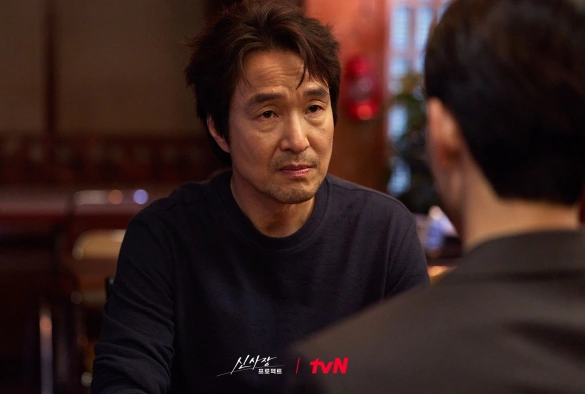 Кадр из дорамы Новый президентский проект