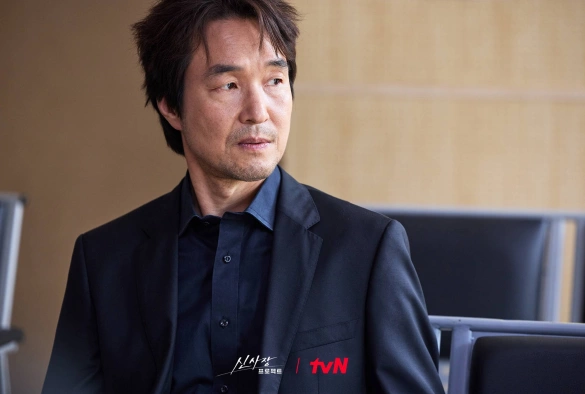 Кадр из дорамы Новый президентский проект