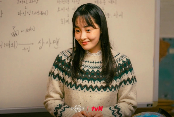 Кадр из дорамы Босс компании «Тайфун»