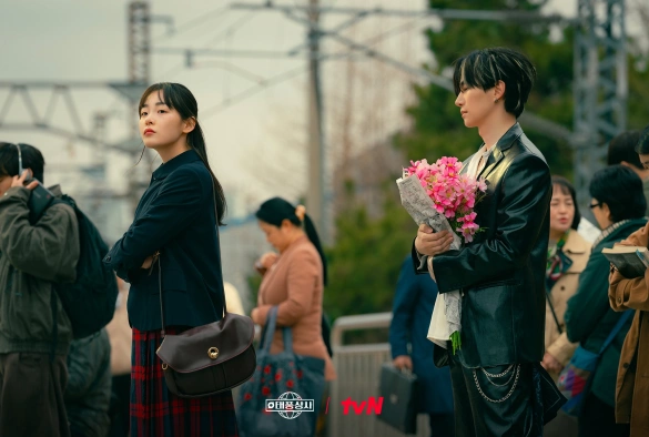 Кадр из дорамы Босс компании «Тайфун»