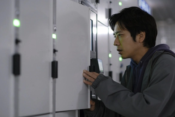 Кадр из дорамы Выход 8