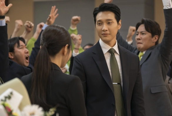 Кадр из дорамы Первая леди