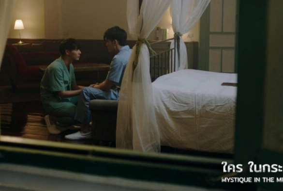 Кадр из дорамы Мистика в зеркале