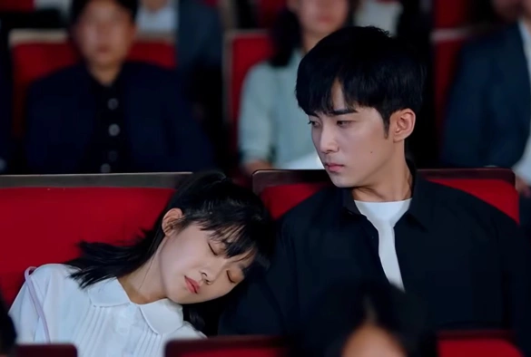 Кадр из дорамы Уравнение любви